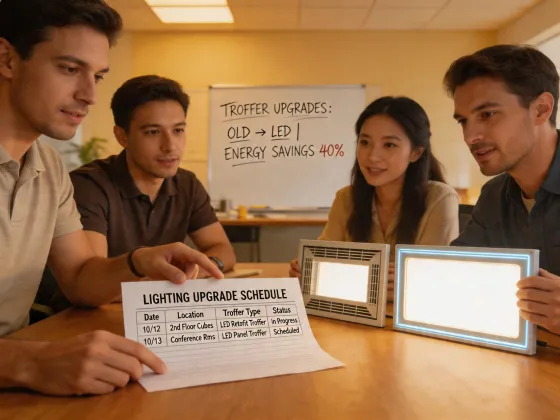 SYLVANIA retrofit planning team