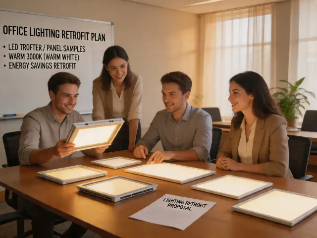 Commercial retrofit lighting planning