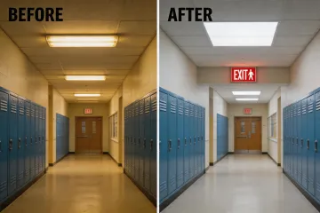 Education retrofit lighting